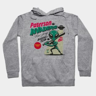 Defunct Paterson Invaders Minor League Baseball Team Hoodie